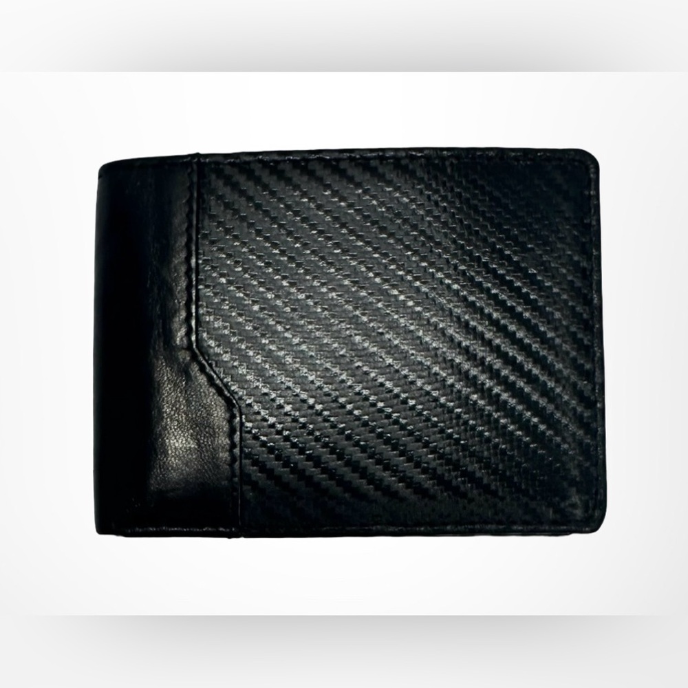 Brandio Collection Genuine Black Leather Wallet  RFID New With Tags